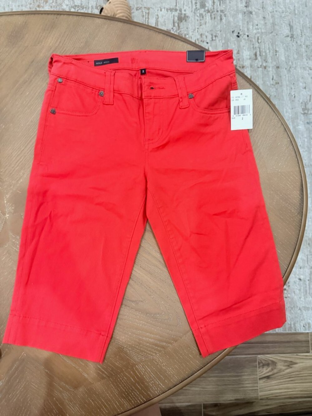 KUT From The Kloth Natalie Bermuda Shorts | Size 2 | Red | Women’s | NWT